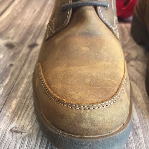 TIMBERLAND Graceyn Brown Leather Lace Up WP Lug Sole Boots 8M - Picture 13 of 15